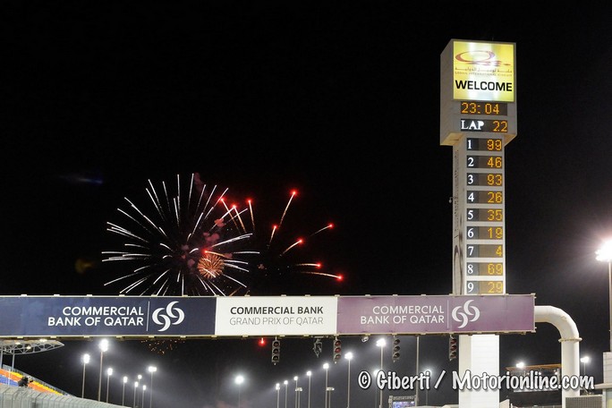 MotoGP: I numeri del GP del Qatar, prima gara del motomondiale 2014