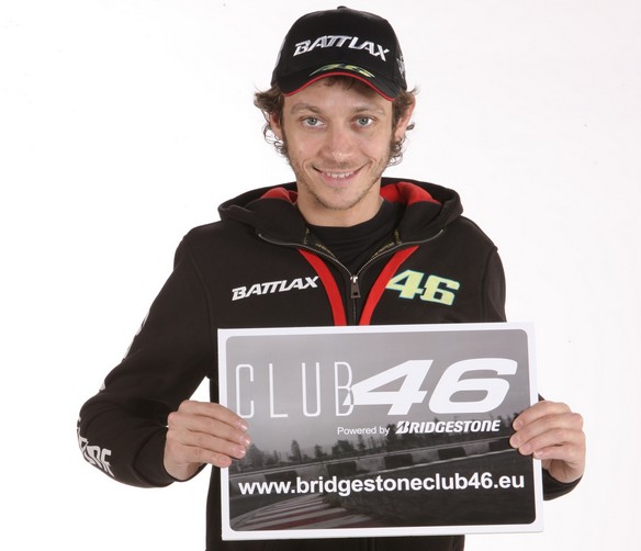 Bridgestone: Nasce Club46, in collaborazione con Valentino Rossi