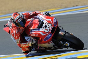 MotoGP Le Mans Microfono ai piloti Ducati