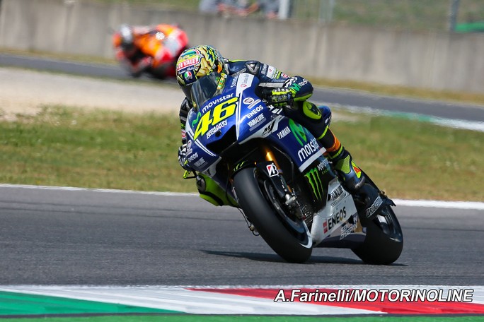MotoGP Mugello: Valentino Rossi “Un errore cambiare la gomma anteriore, ci ha penalizzato”