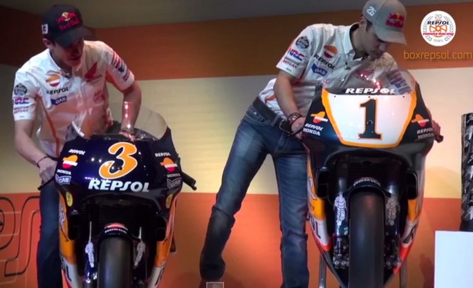 MotoGP: Marquez e Pedrosa in “sella” alle Honda iridate – Video