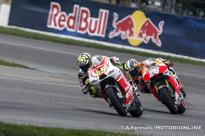MotoGP Indianapolis: Andrea Iannone “Peccato dover tornare a casa senza aver terminato la gara”