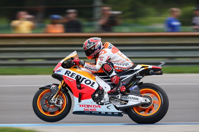 MotoGP Indianapolis, Prove Libere 4: Marquez torna al vertice, Rossi è terzo