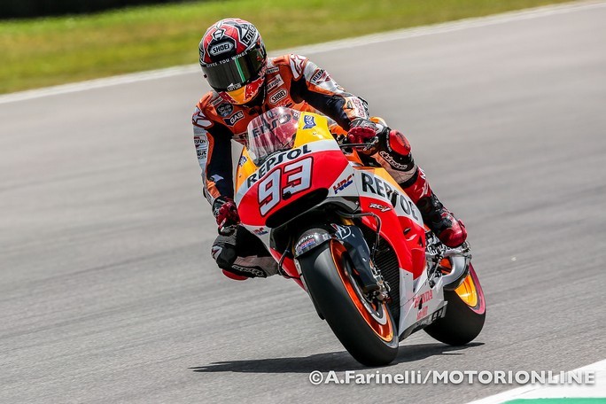 MotoGP: Marc Marquez guida la classifica degli staccatori della Brembo