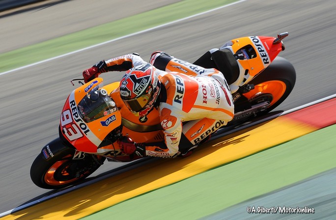 MotoGP Aragon, Prove Libere 4: Marquez sempre al Top, Dovizioso secondo, Rossi decimo