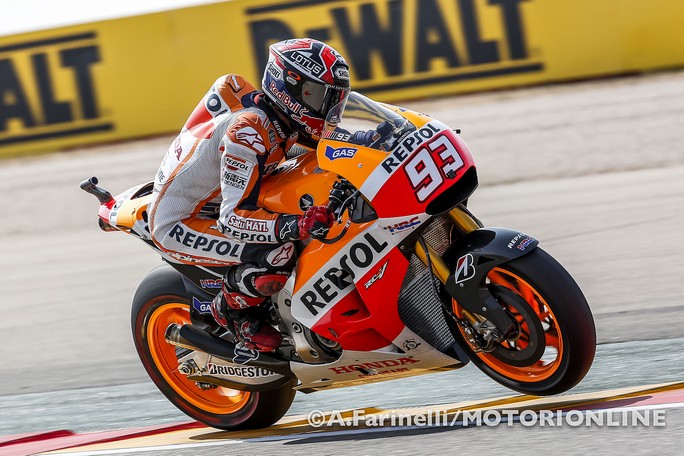 MotoGP Aragon, Marc Marquez: “Non ho cercato il tempo, ma ho lavorato in ottica gara”