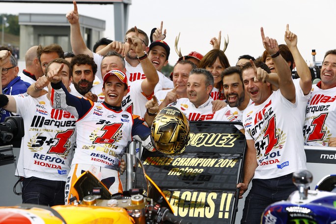 MotoGP Motegi: Marc Marquez “Dedico questo titolo al Team e alla mia famiglia”