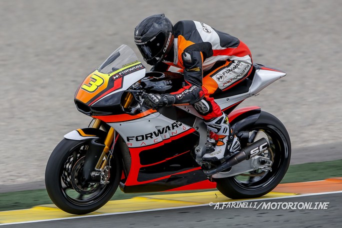 Moto2 Test Valencia: Simone Corsi, “Tornare in sella è stata una bellissima emozione”