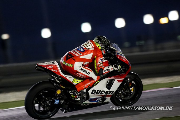 MotoGP: Test Qatar Day 2, Andrea Iannone “Sono molto contento per come è andata”