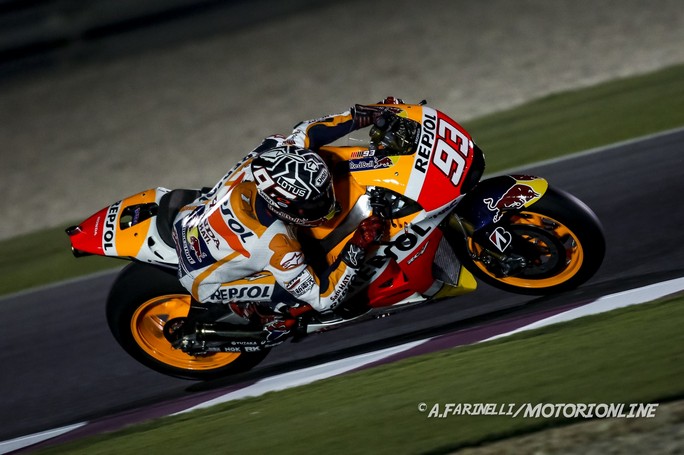 MotoGP: Test Qatar Day 2, Marc Marquez “Soddisfatto del passo gara”