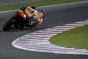 MotoGP Qatar, Warm Up: Marquez precede Rossi e le Ducati di Dovizioso e Iannone