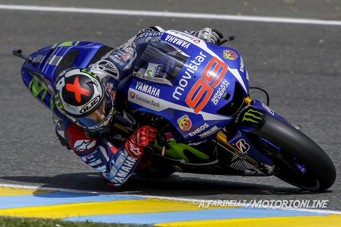 MotoGP Le Mans: Jorge Lorenzo, “Prima fila importante, ma non ho fatto un giro perfetto”