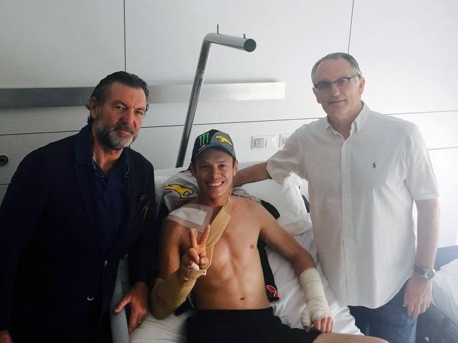Moto2: Frattura della clavicola per Tito Rabat, ma in Germania ci sarà