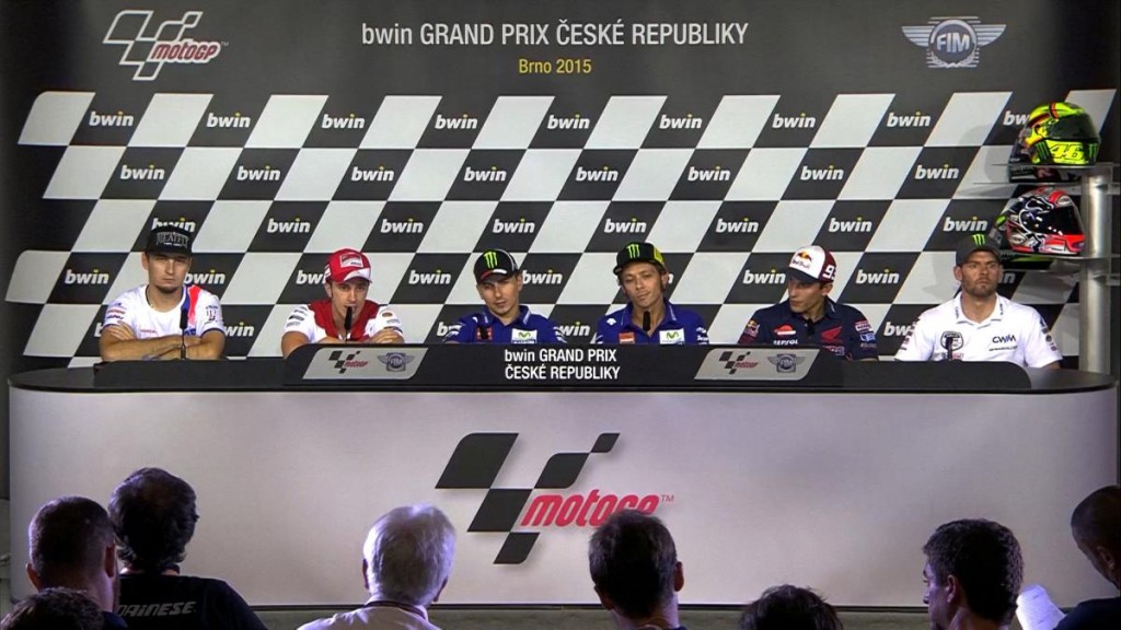 MotoGP Brno Press Conference: La parola a Lorenzo, Marquez e Dovizioso