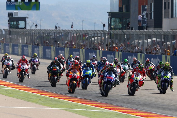 MotoGP: Bridgestone batte tutti i record di Aragon