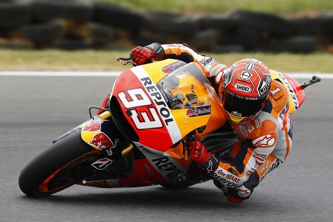 MotoGP Phillip Island, Prove Libere 3: Marquez domina, Rossi è settimo
