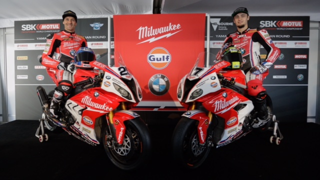 Superbike: A Phillip Island presentato il team Milwaukee BMW