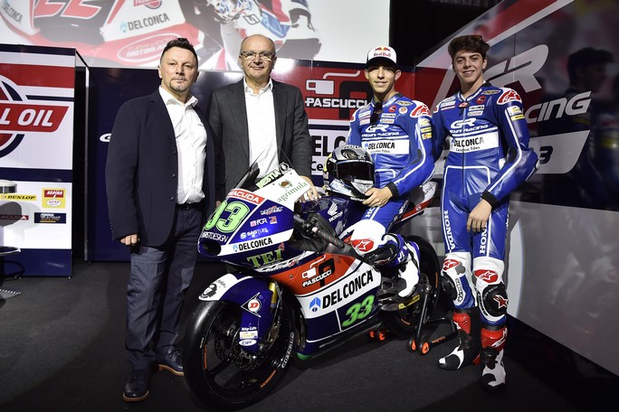 Moto3: Presentato il Team Gresini, che schiererà Enea Bastianini e Fabio Di Giannantonio