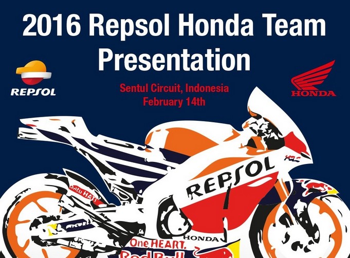 MotoGP: Il Team Repsol Honda sarà presentato a Sentul