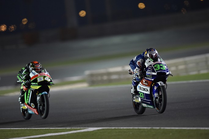 Moto3 Qatar: bella rimonta per Bastianini 5°, Di Giannantonio 26°