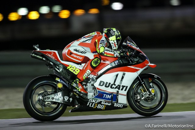MotoGP Qatar: Andrea Iannone “Ero davvero veloce, ma ho toccato la linea bianca e la moto è volata via”