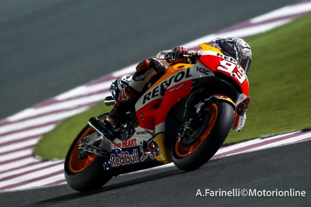 MotoGP Test Losail: Marc Marquez “Siamo lontani dai primi, meno male che è solo un test”
