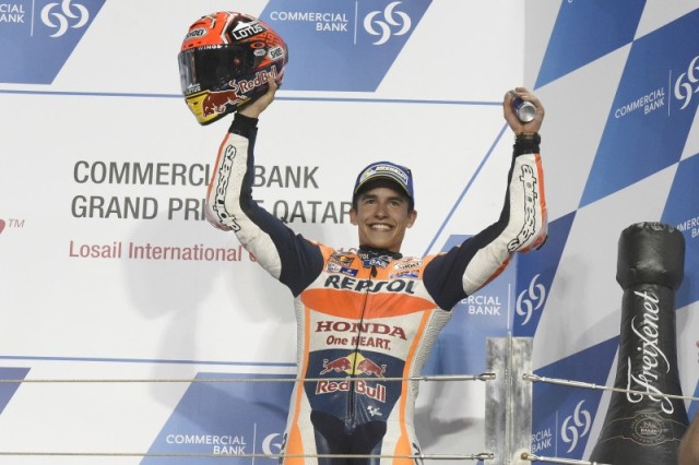 MotoGP Qartar: Marc Marquez “Felice per il 3° posto, solo 14 giorni fa ero lontanissimo dal podio”