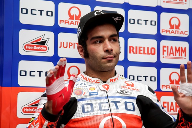 MotoGP Qatar: Brutta tegola in casa Pramac, Danilo Petrucci, dolorante alla mano, salta il gp