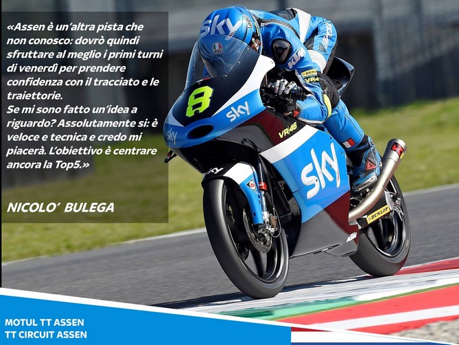 Moto3: Nicolò Bulega, “Non conosco Assen, ma credo mi piacerà”