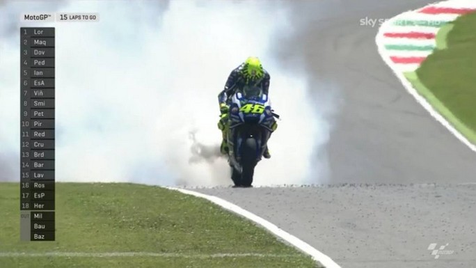 MotoGP: Yamaha, Rossi fermato al Mugello da un problema elettronico