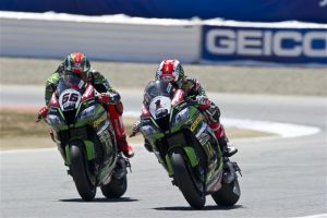 Superbike Laguna Seca, Gara 1: Il Kawasaki Racing Team domina ancora la scena