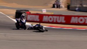Superbike Laguna Seca, Gara 2: Buon ritmo per Yamaha