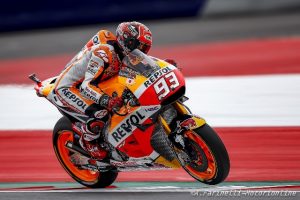 MotoGP Red Bull Ring: Marc Marquez “Oggi è andata bene, per domani l’obiettivo è stare con le Yamaha”