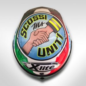 MotoGP Misano: Danilo Petrucci dedica il suo casco ai terremotati, “Scossi, ma uniti”