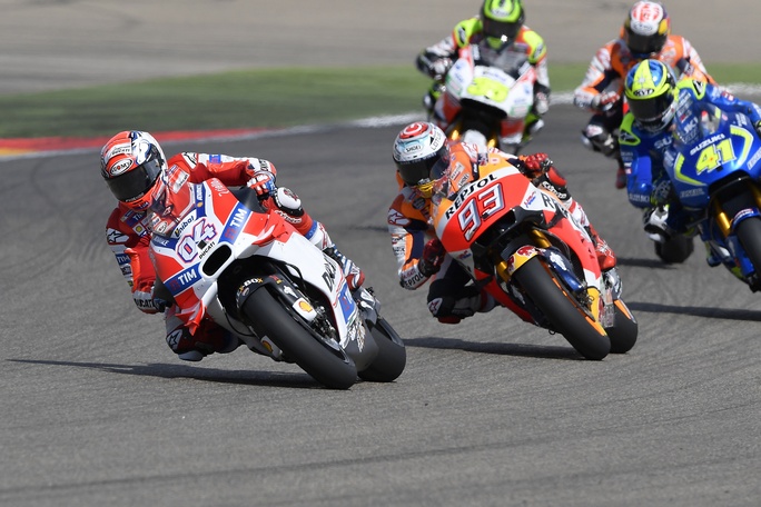 MotoGP Aragon: Andrea Dovizioso, “Correre così è frustrante”