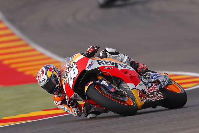 MotoGP Aragon, FP2: Pedrosa al Top, dominio Honda, Rossi è quarto