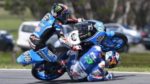 Moto3: Frattura ad una vertebra per Bastianini, Malesia in dubbio