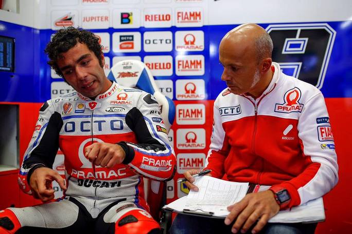 MotoGP: Danilo Petrucci salta i test di Valencia