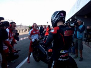 MotoGP Test Valencia: Lorenzo in pista con la Ducati