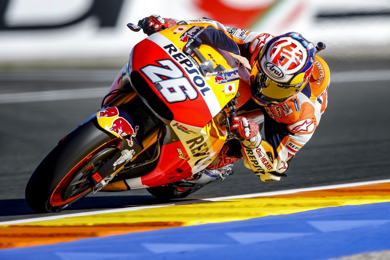 MotoGP Valencia: Dani Pedrosa “In sella ho ancora dolore, meno male che qui ci sono più curve a sinistra”