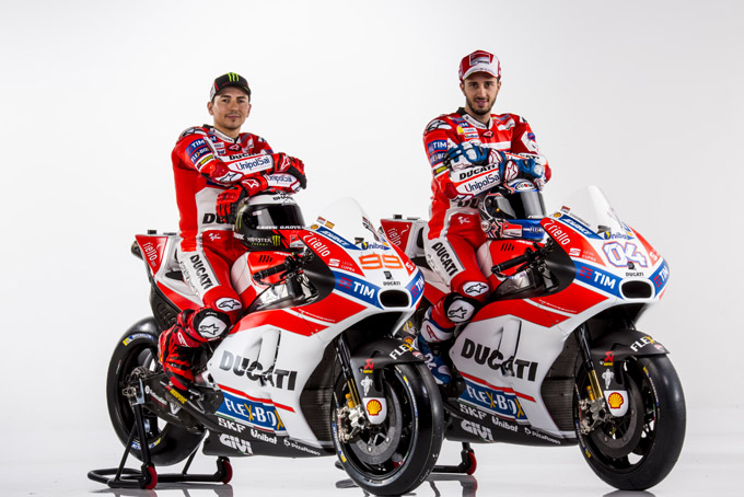 MotoGP: Presentate a Borgo Panigale le nuove Ducati per Lorenzo e Dovizioso
