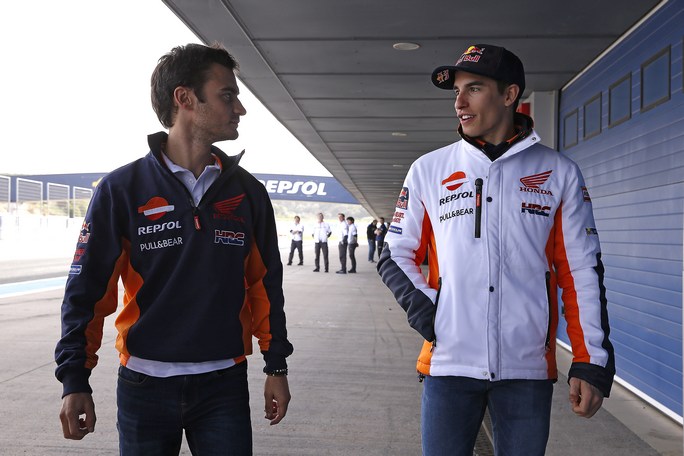 MotoGP Test Honda Jerez: Sublussazione della spalla per Marc Marquez