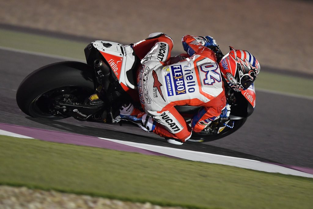 MotoGP Test Qatar Day 1: Dovizioso, “Ottimo feeling con la Desmosedici GP”