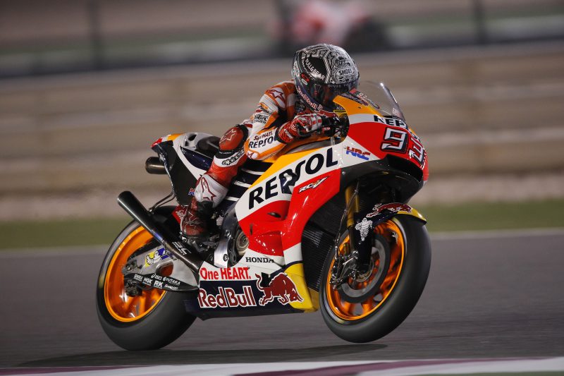 MotoGP Test Qatar Day 2: Marquez, “Oggi abbiamo provato qualcosa che non ha funzionato”