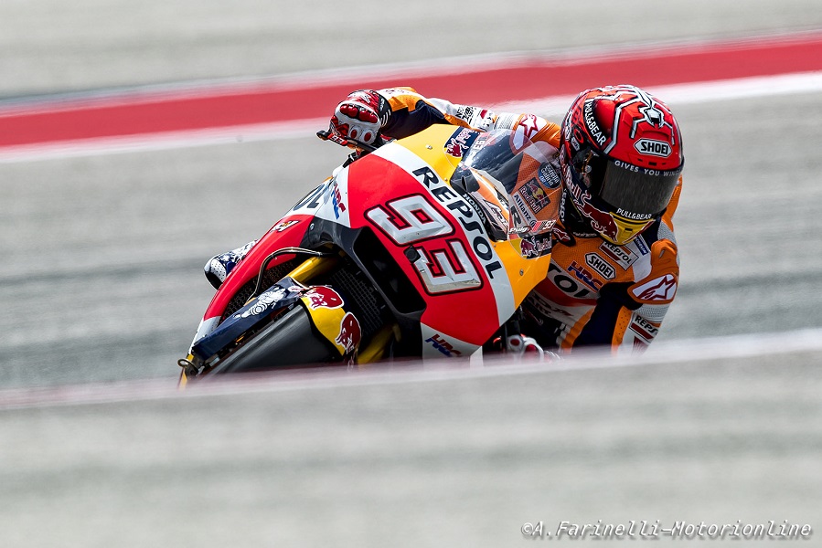 MotoGP Stati Uniti: Marquez, “Sono molto contento, non era una gara facile”