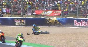 MotoGP Jerez: Jack Miller multato per aver spintonato Bautista