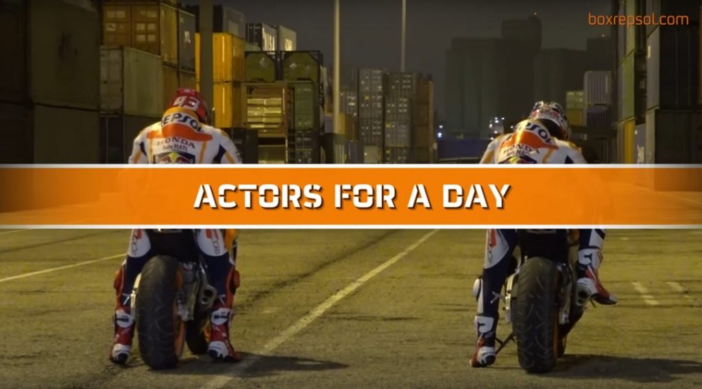 MotoGP: Marquez e Pedrosa, “Attori per un giorno”