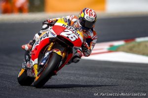 MotoGP Barcellona, FP4: Pedrosa, miglior tempo e caduta, Iannone è secondo