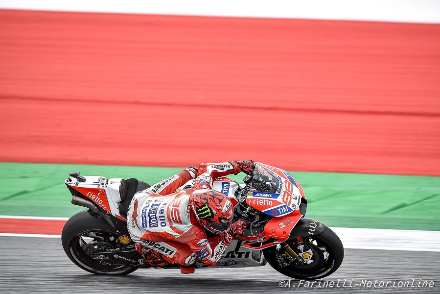 MotoGP Austria, Gara: Lorenzo, “Ho avuto un problema con  il consumo del carburante”