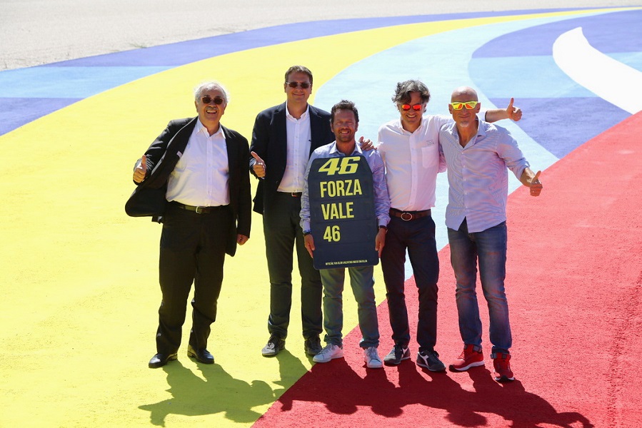 MotoGP Misano: Il messaggio di pronta guarigione a Valentino Rossi da parte degli organizzatori del Gp